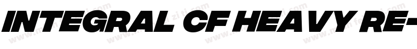 Integral CF Heavy Re字体转换